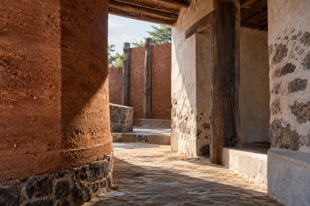 Angola: an imagined spatial interpretation of royal spaces & changing construction.