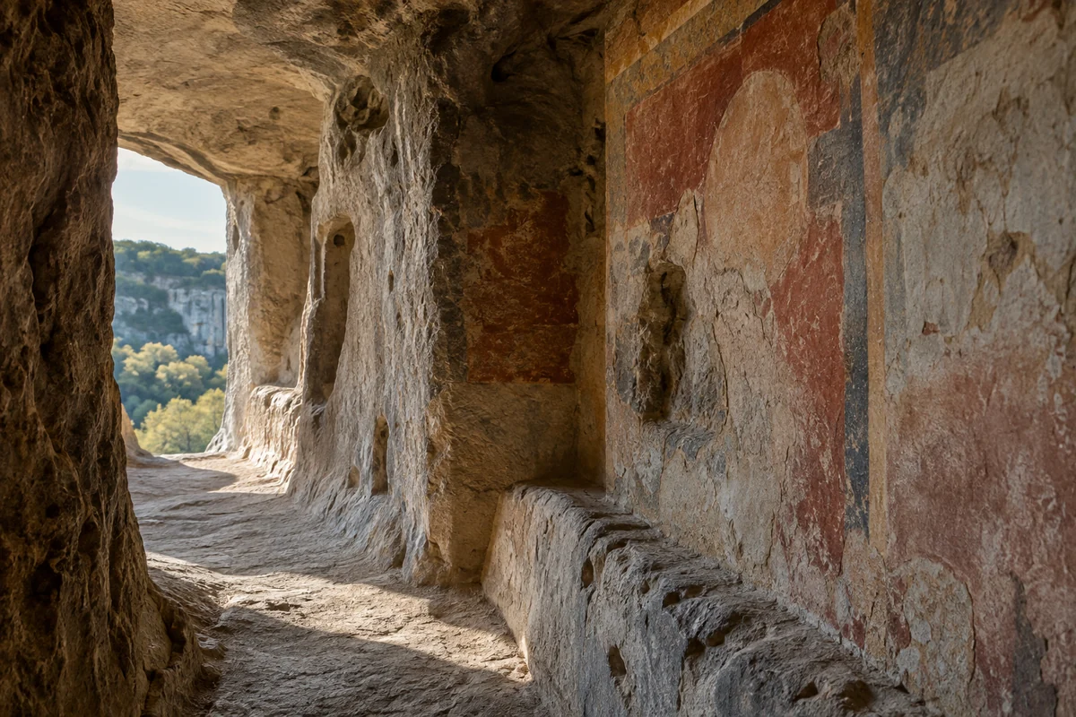 Bulgaria: an imagined spatial interpretation of rock-cut chapels & painted chambers.