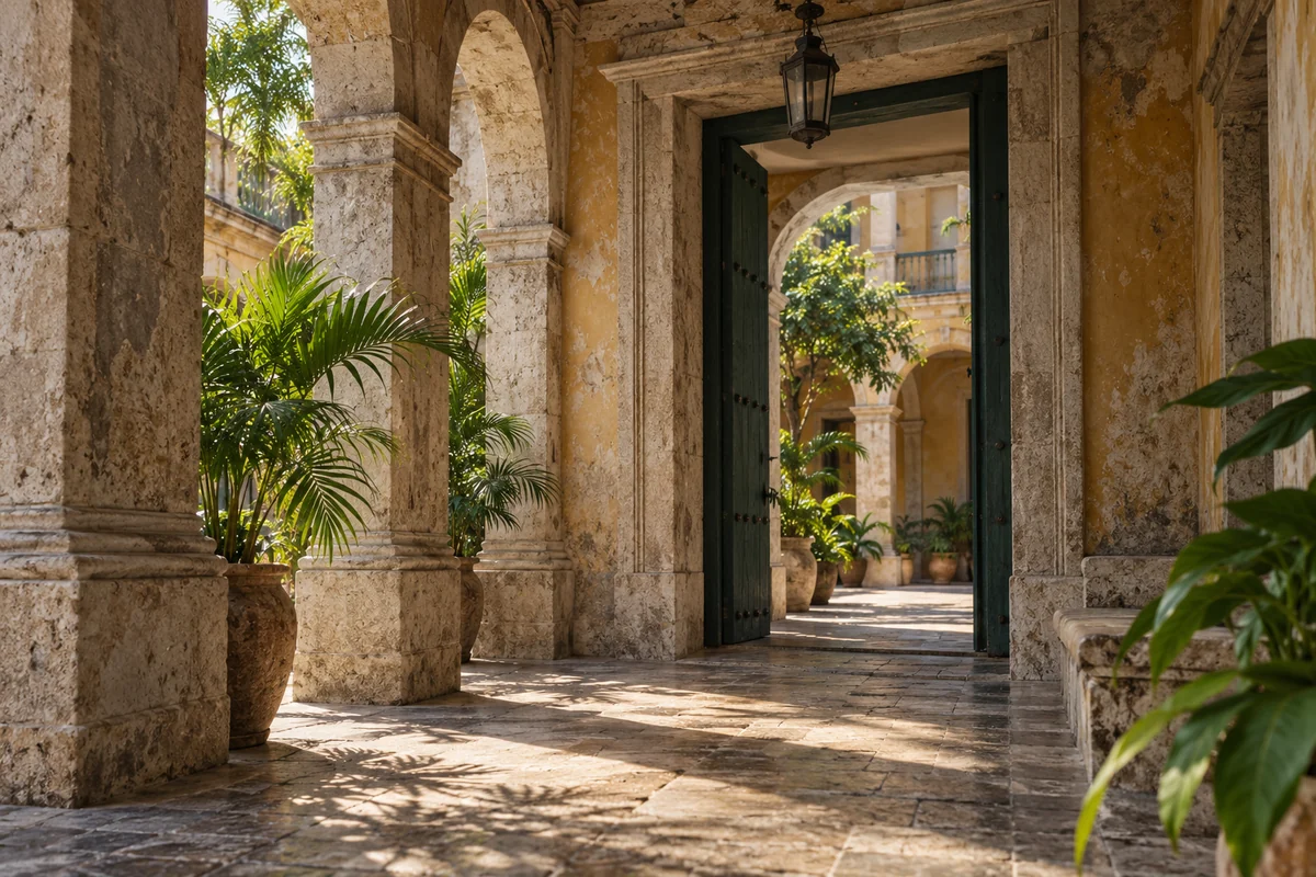 Cuba: an imagined spatial interpretation of arcades, balconies & inner courts.