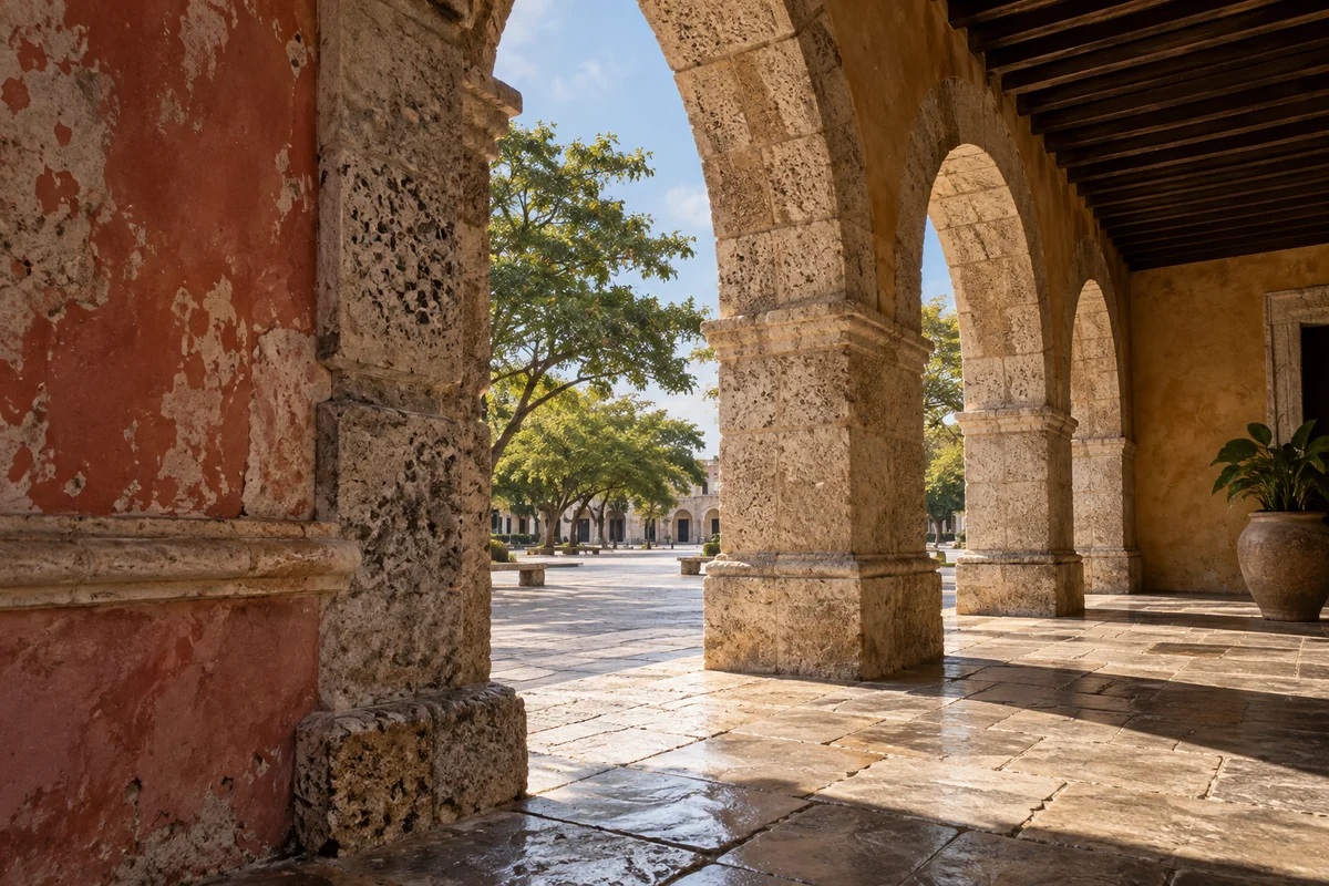 Dominican Republic: an imagined spatial interpretation of urban grids & colonial thresholds.