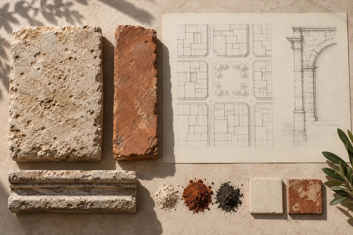 Dominican Republic: a tabletop material and section study exploring urban grids & colonial thresholds.