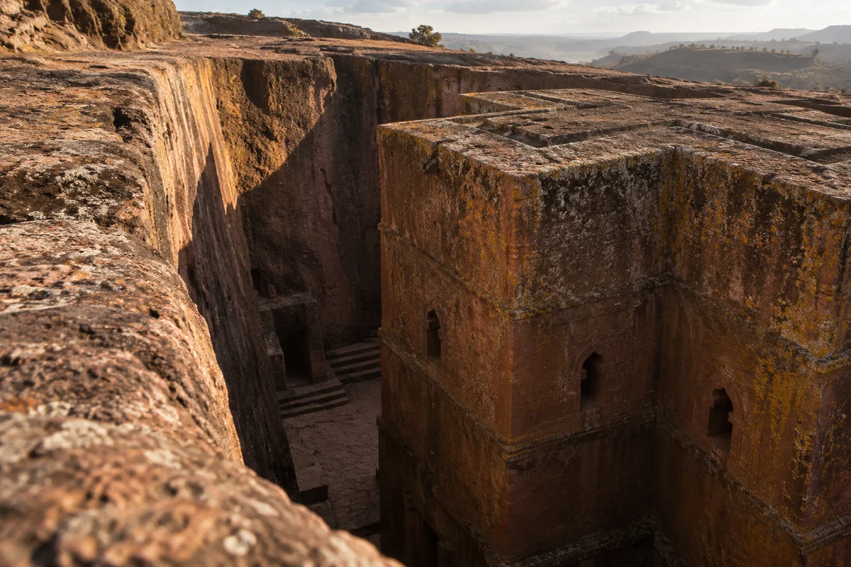 Ethiopia: an imagined spatial interpretation of monolithic churches & excavated depth.