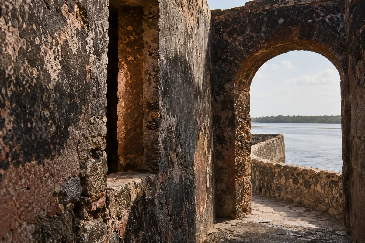Gambia: an imagined spatial interpretation of river sites & histories of enslavement.