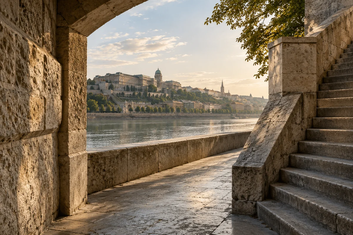 Hungary: an imagined spatial interpretation of riverfront ensembles & urban slopes.