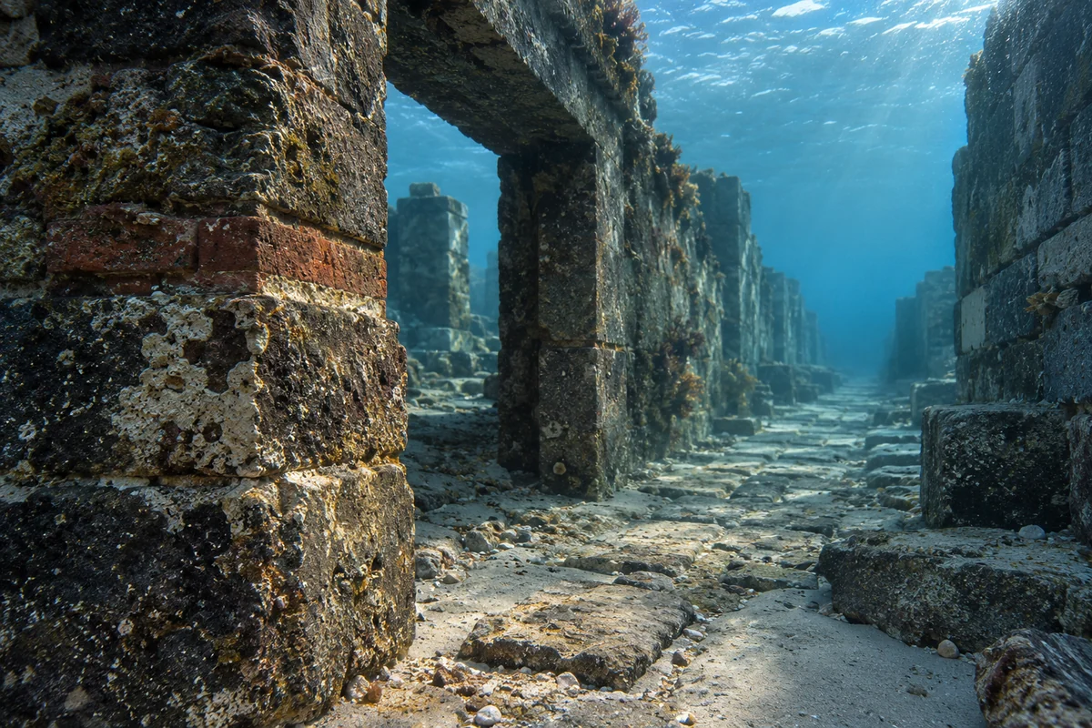 Jamaica: an imagined spatial interpretation of submerged streets & archaeological layers.
