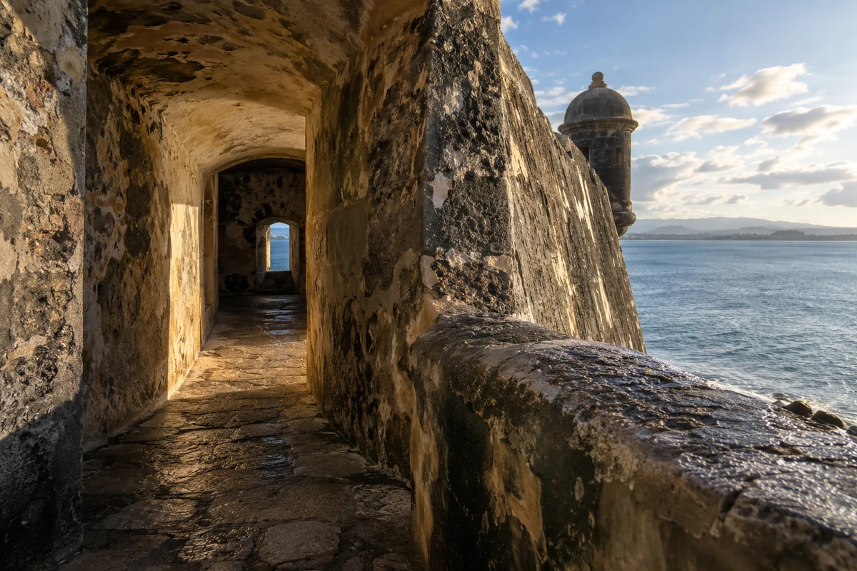 Puerto Rico: an imagined spatial interpretation of harbour walls & coastal defence.