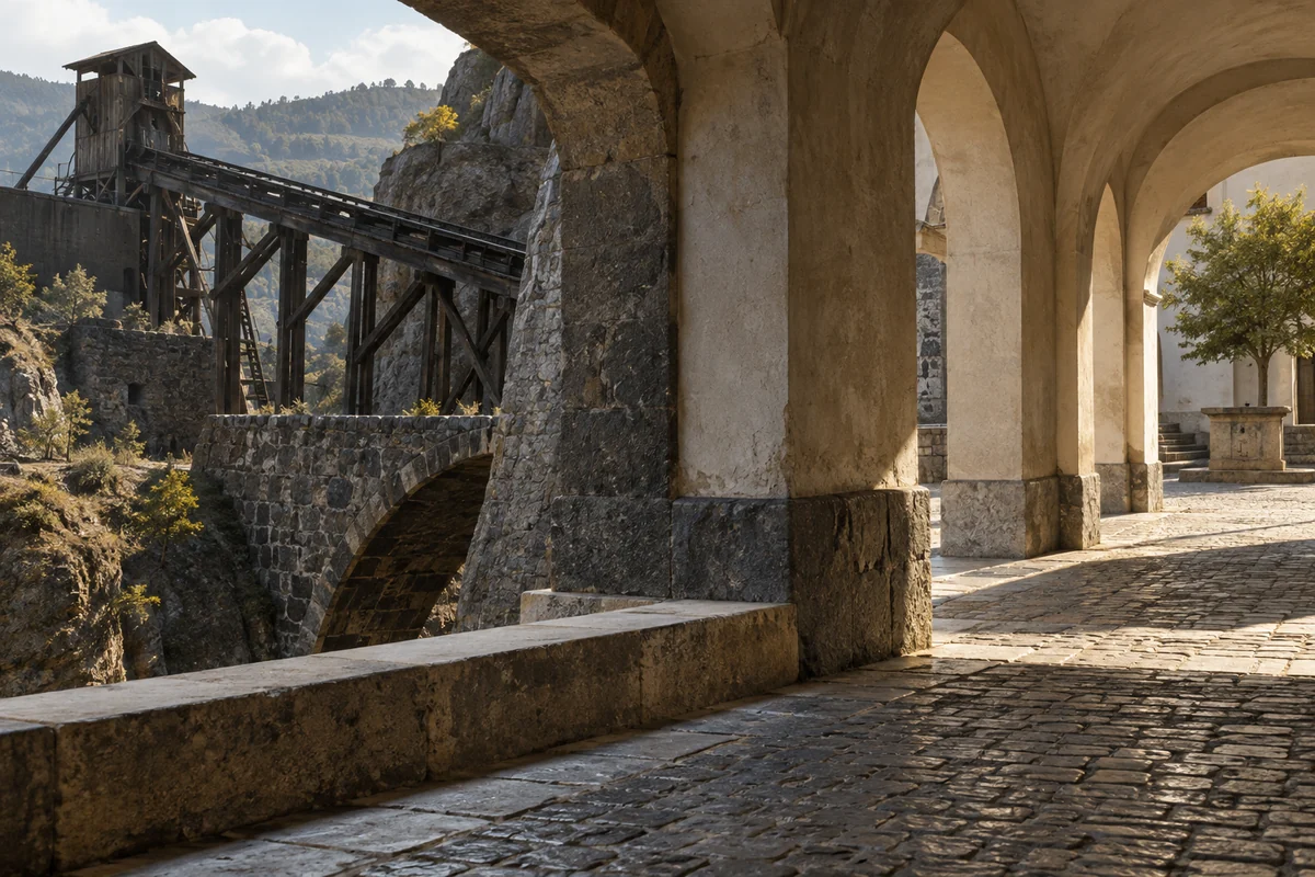 Slovakia: an imagined spatial interpretation of mining landscapes & civic squares.