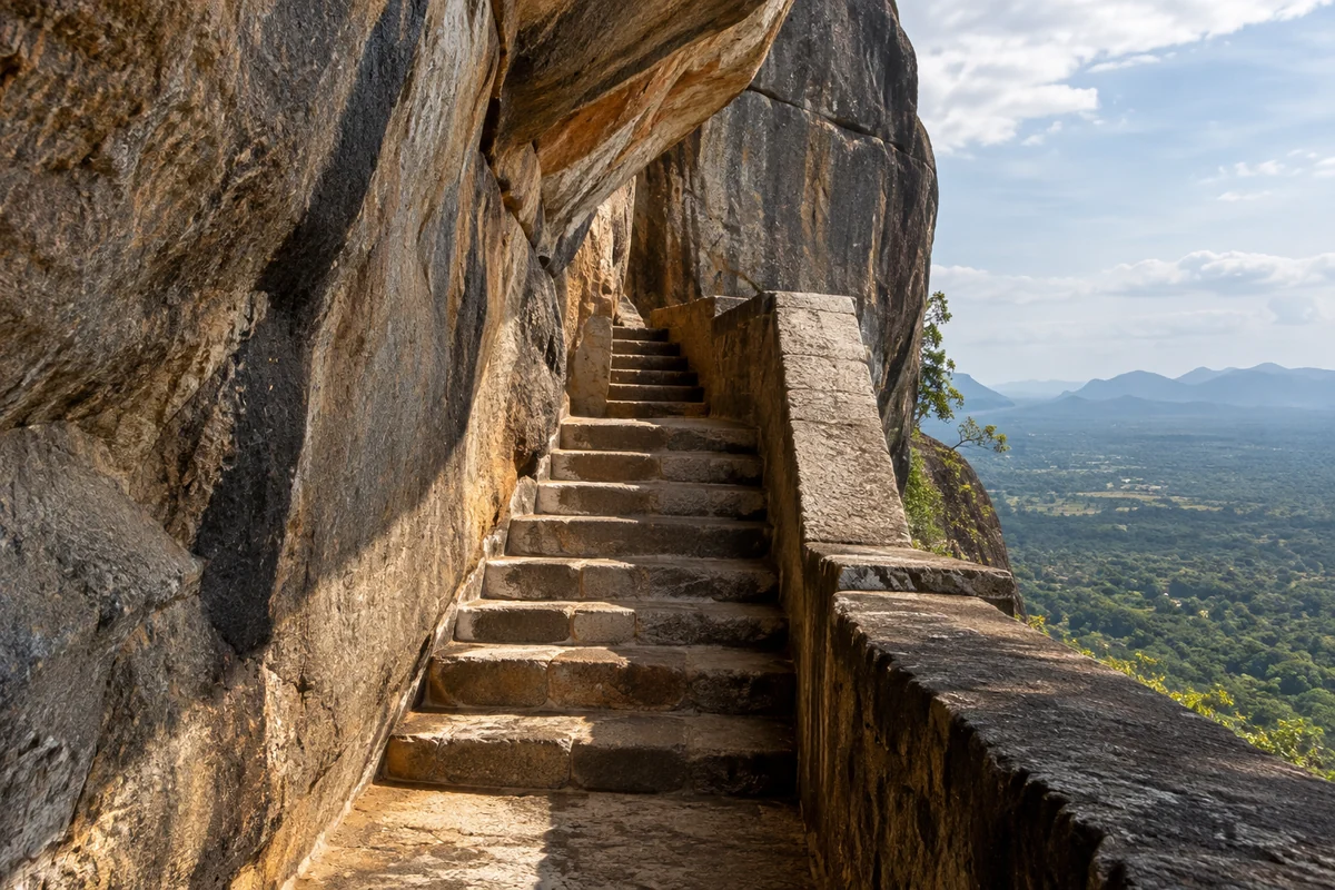 Sri Lanka: an imagined spatial interpretation of granite height & constructed ascent.