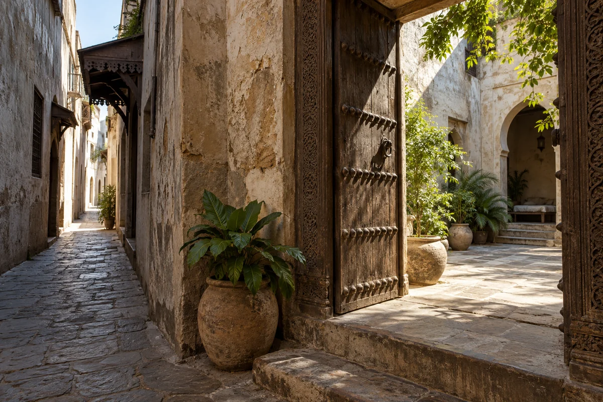 Tanzania: an imagined spatial interpretation of swahili courtyards & coastal streets.