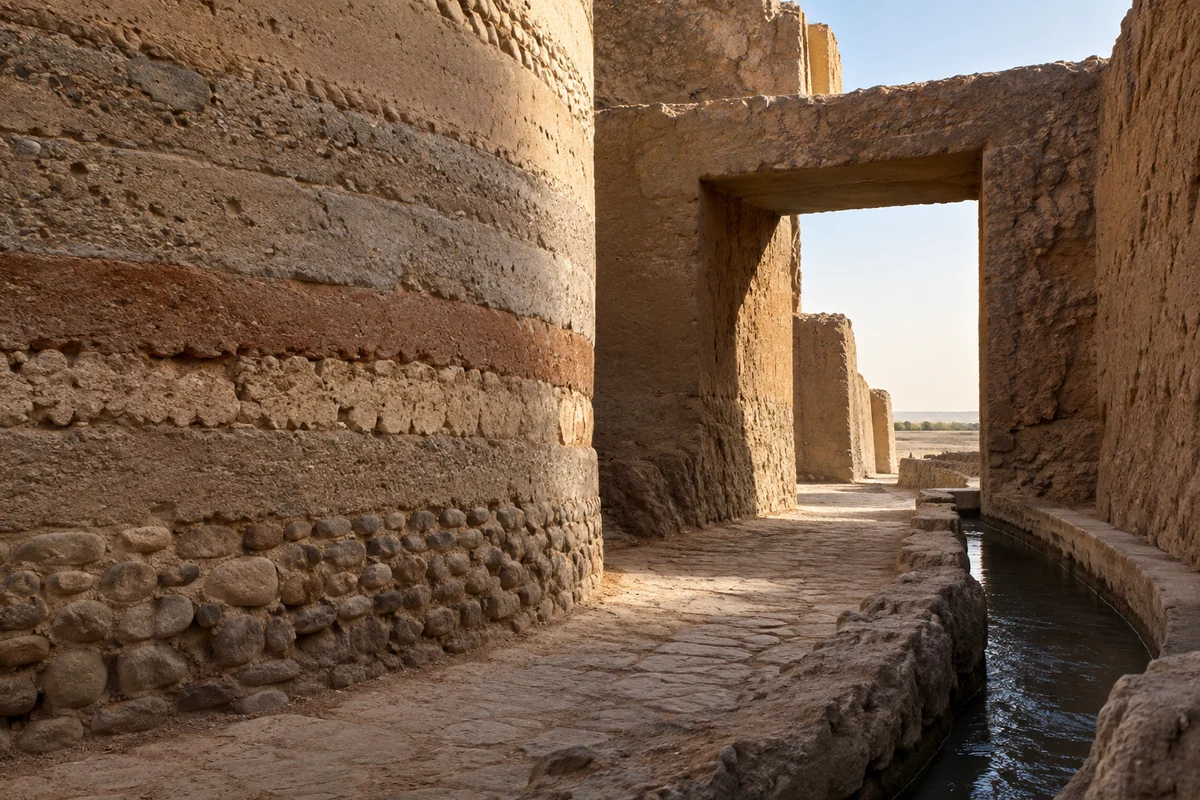 Turkmenistan: an imagined spatial interpretation of oasis-city layers & enduring monuments.