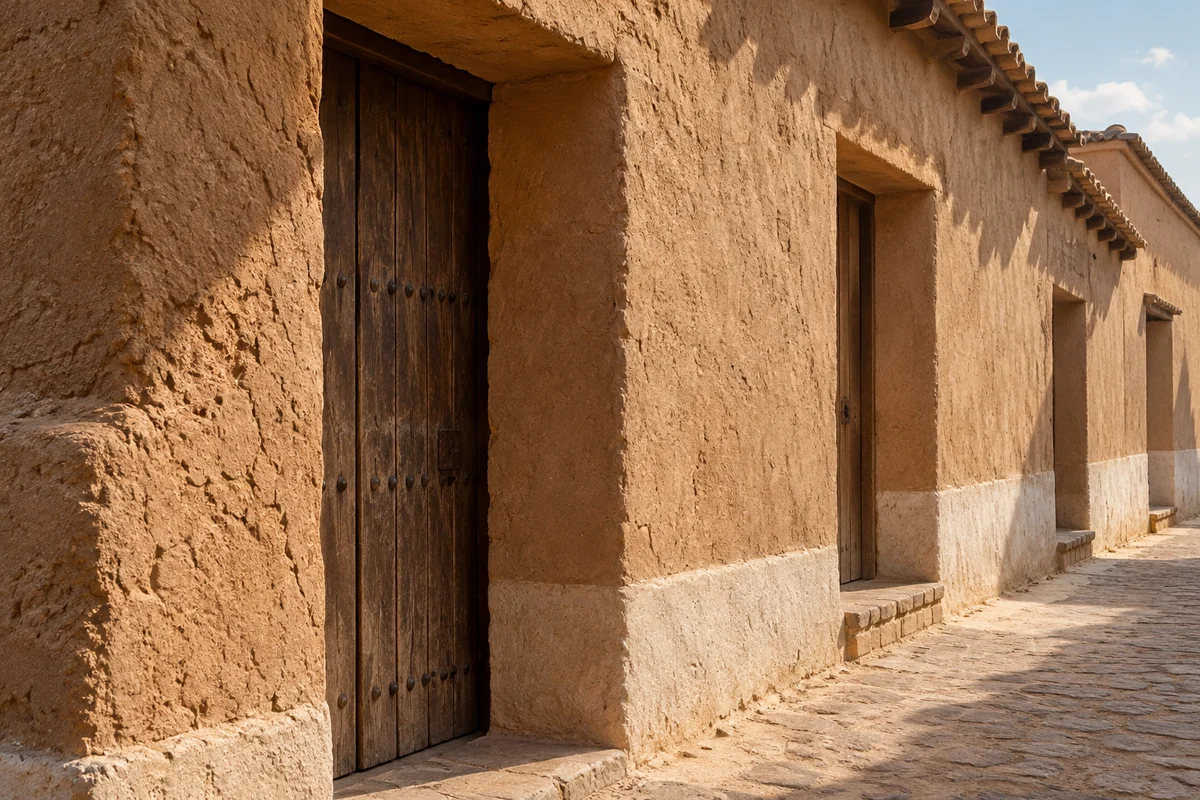 Venezuela: an imagined spatial interpretation of earthen walls & layered building traditions.