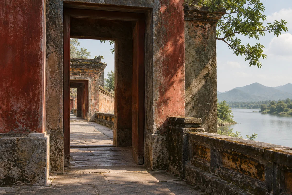 Vietnam: an imagined spatial interpretation of imperial enclosures & river alignment.
