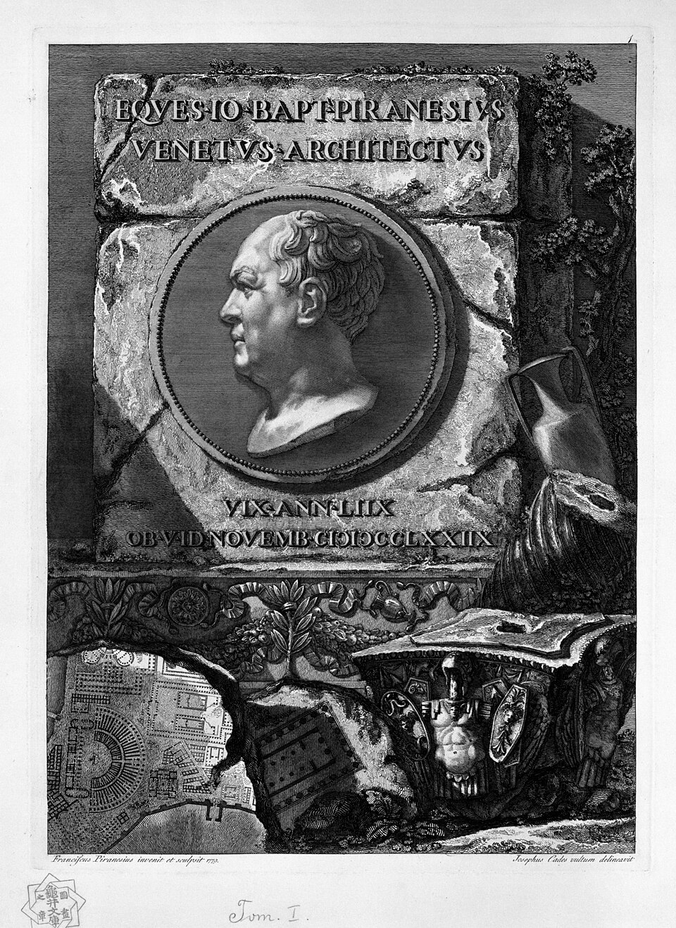 Portrait of Giovanni Battista Piranesi