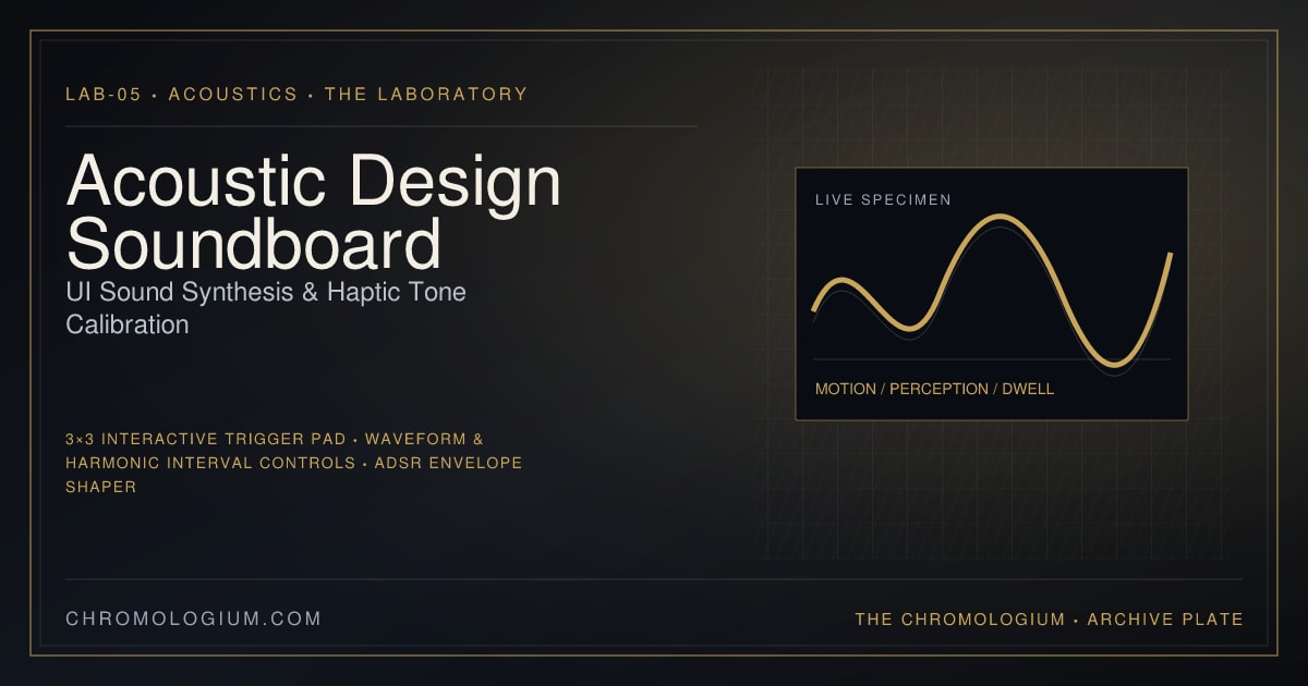 Acoustic Design Soundboard specimen